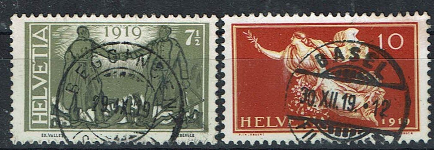 Alle Briefmarken: Propagande 143+144 oblit. Beggingen+Basel – Gebraucht aus Neuchâtel von yacamoto