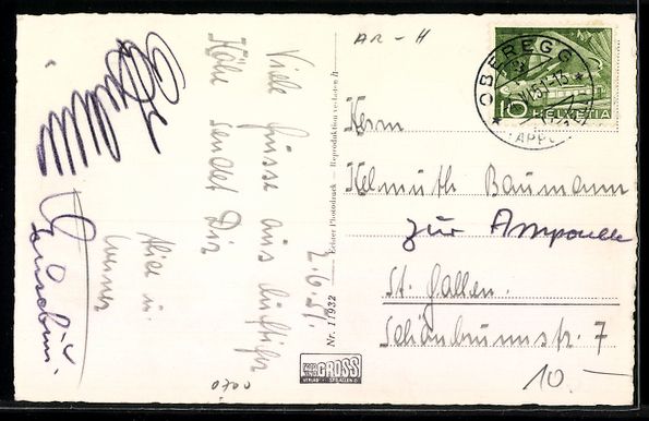 Cartes postales: Heiden, Blick v. St. Anton auf Heiden, B – D'occasion à Berlin par bartko-reher 1