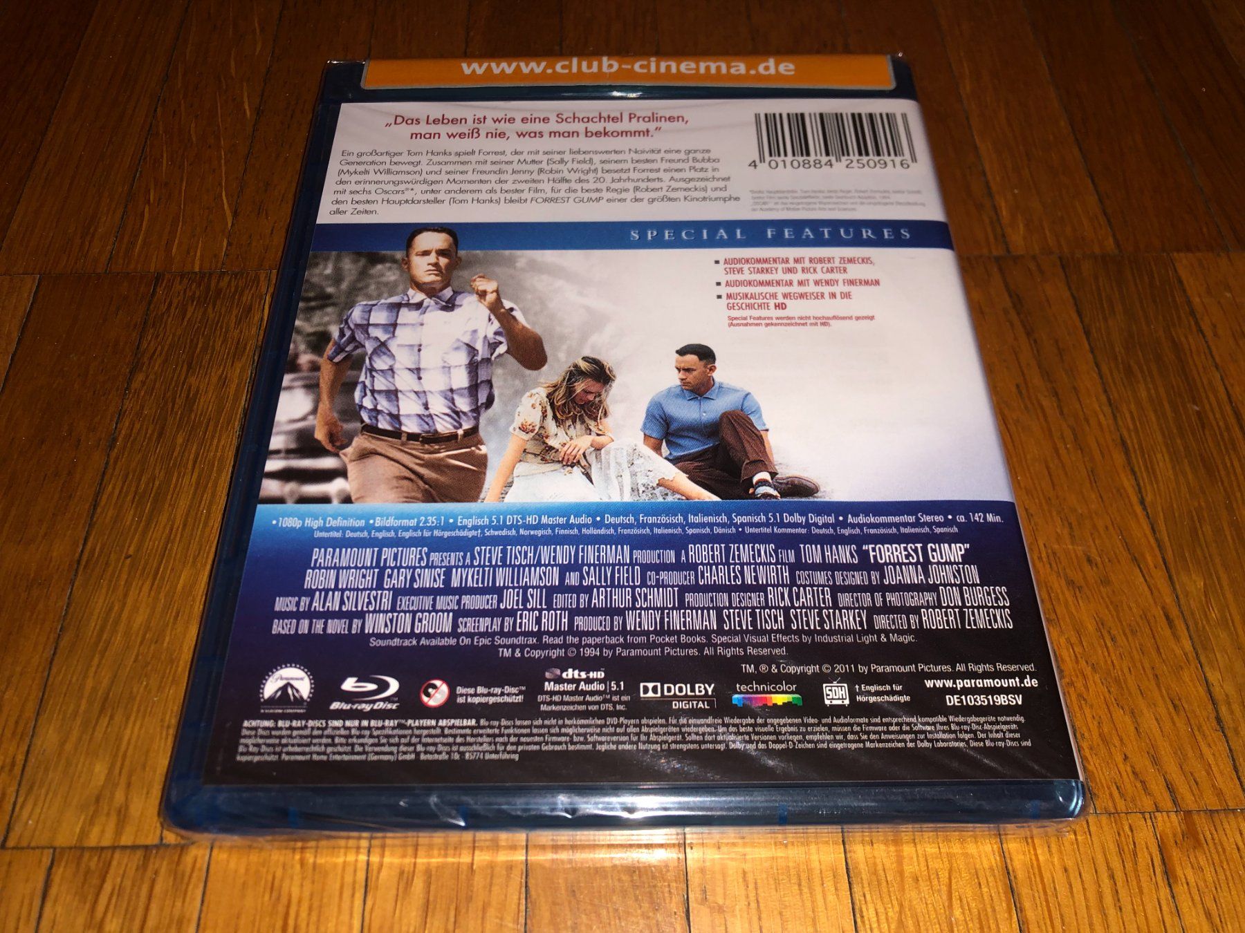 Tutti i DVDs: Forrest Gump - BLU-RAY - UNCUT – Nuovo e nell'imballaggio originale da Basel venduto da havsok 1