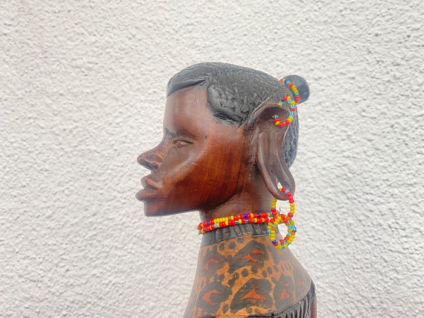 Sculture & Statue: MAMA AFRIKA HOLZ STATUE – Nuovo e nell'imballaggio originale da chiasso venduto da Wulli 4