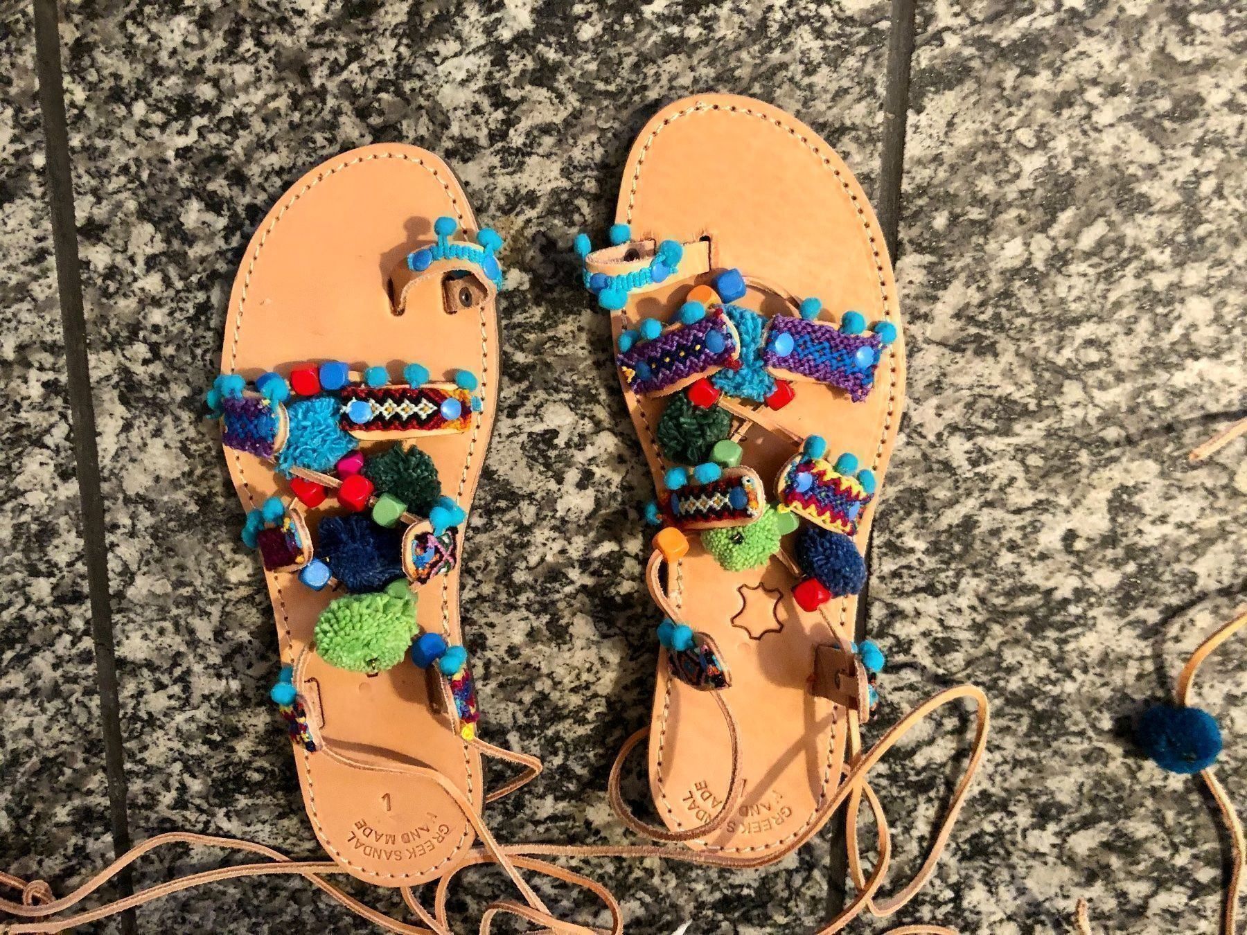 Damenschuhe: Greek Sandal Handmade – Neu (gemäss Beschreibung) aus Baden von Tiffany6878 6