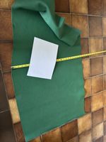 Smaragdgrünes italienisches Lederfell - 1,2*0,6m,2,0mm