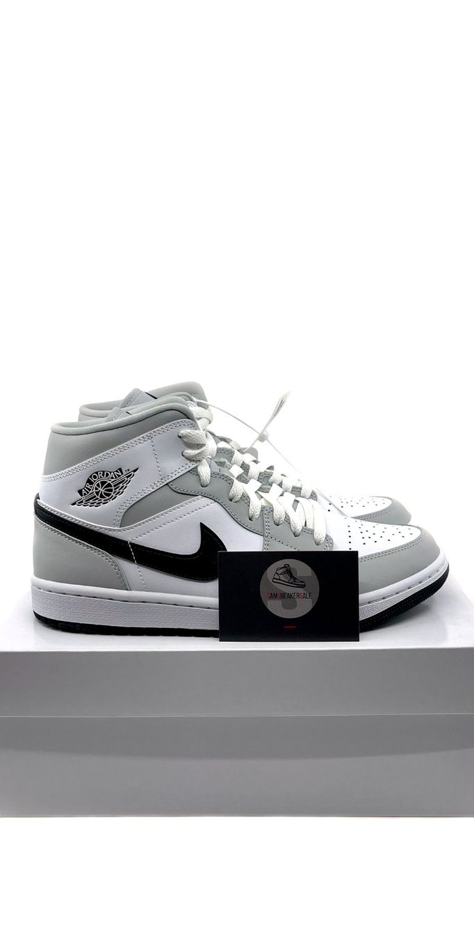 Jordan Scarpe da uomo: Jordan 1 Mid Light Smoke Grey Grösse EU 42 – Nuovo e nell'imballaggio originale da Küsnacht ZH venduto da SamSneakerSale 2