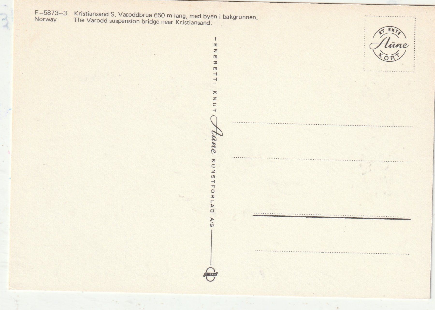 Cartoline postali: Norwegen – Usato da Lumbrein venduto da made02 1