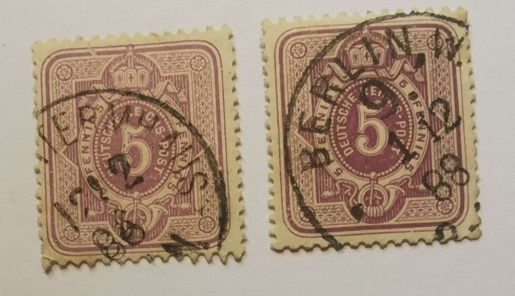 Alle Briefmarken: Dt. Reich 1875 – Gebraucht aus Aadorf von Chnorli-Furz