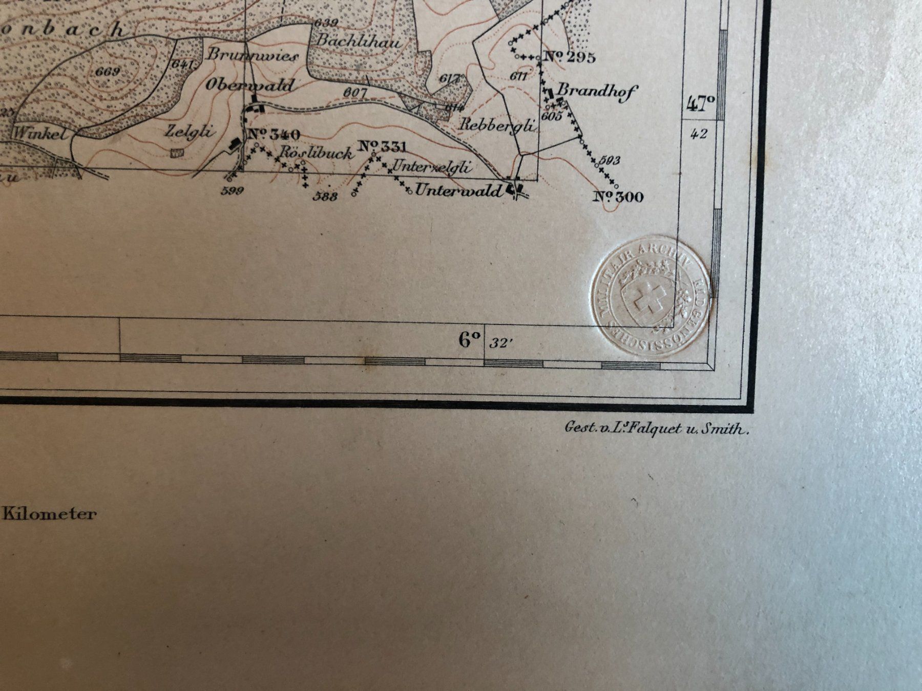 Cartine & Atlanti: Siegfriedatlas Bl. 46: Ramsen 1885 – Usato da Zürich venduto da allp 5