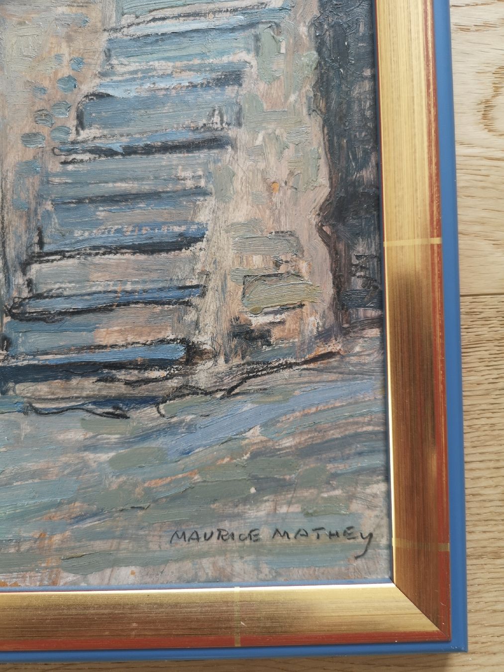Dipinti: Tableau original du peintre Maurice Mathey – Usato da Conthey venduto da Cathlouz 1