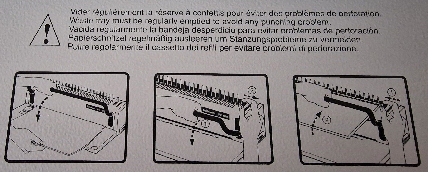 Fellowes Macchine rilegatrici: Fellowes 100 Bindemaschine – Usato da Mühlethal venduto da sarah-davide 5