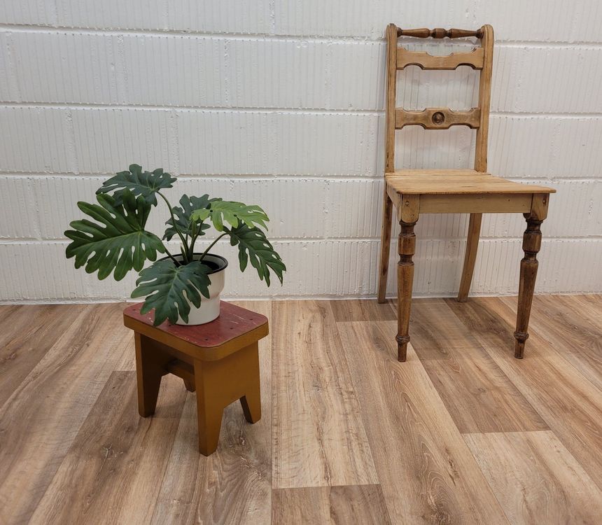 Blumenhocker Holz, Vintage FussSchemel Kaufen auf Ricardo