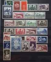 Saarland Mi-Nr. 317-346 Postfrisch 100 Fr +