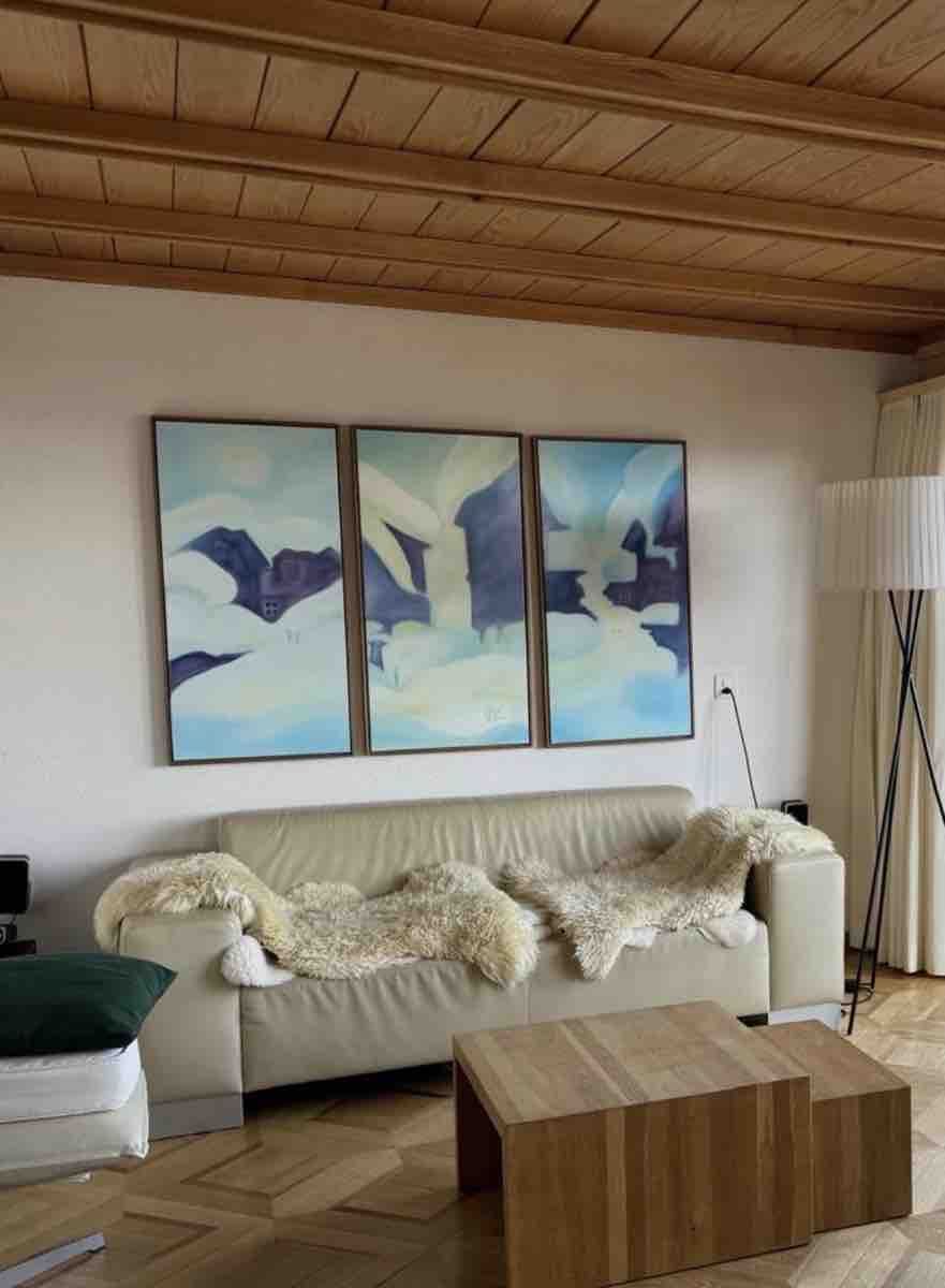 Divani: Designklassiker Sofa Leder in Beige – Usato da Bettmeralp venduto da car_wsw6 2