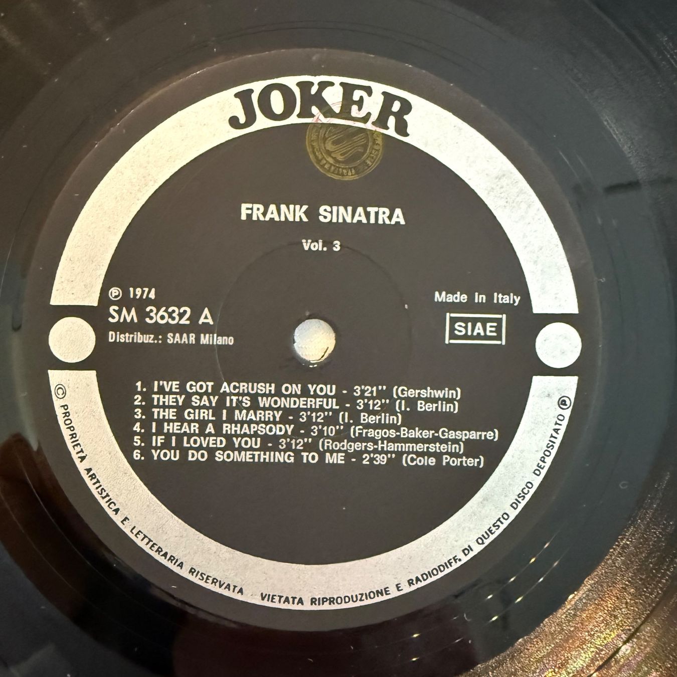 Dischi in vinile: FRANK SINATRA - VOL. 3 – Usato da Zürich venduto da fehlton 3