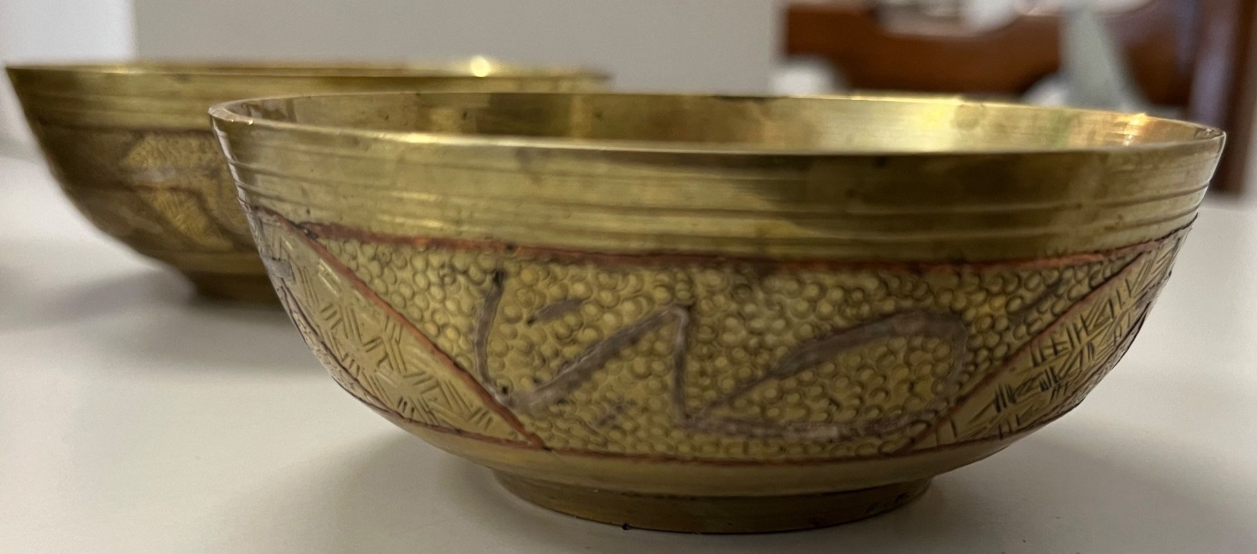Tutte le decorazioni: 5 Klangschale / dekorative Messingschalen – Usato da Stetten AG venduto da Brissago25 4
