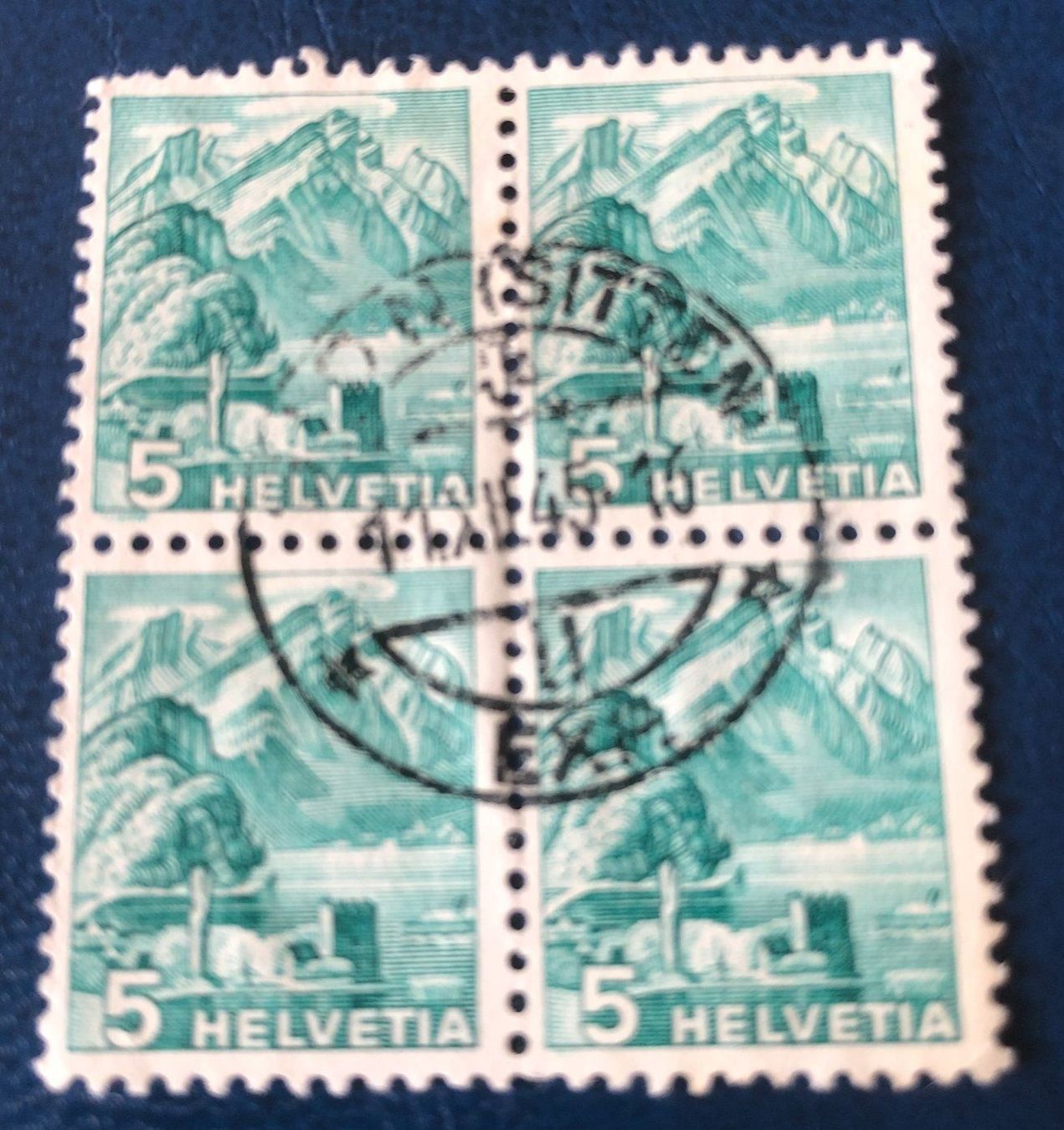 Tutti i francobolli: 4 er Block Nr.202 mit Vollstempel – Usato da Aarau venduto da Billa007