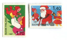 Briefmarken "Weihnachtsmann". Finnland.