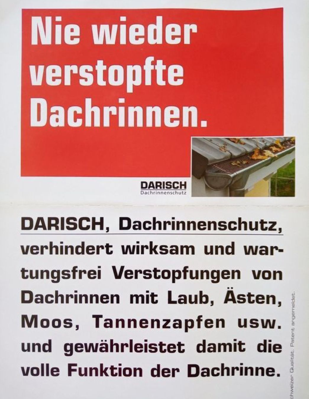 Altri materiali da costruzione: Dachrinnen Schutzgitter – Nuovo e nell'imballaggio originale da St.Erhard venduto da himmelblau21 3