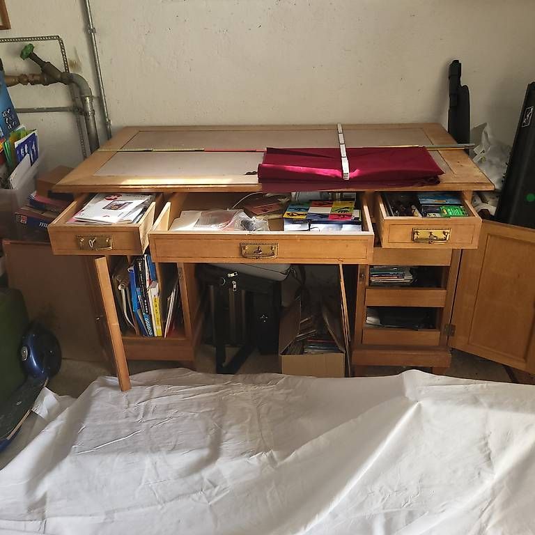 Bureaux: Bureau en chêne – D'occasion à Bussigny par DOC1030 2