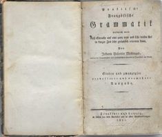 Französische Grammatik 1811