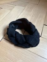 Strick Stirnband schwarz