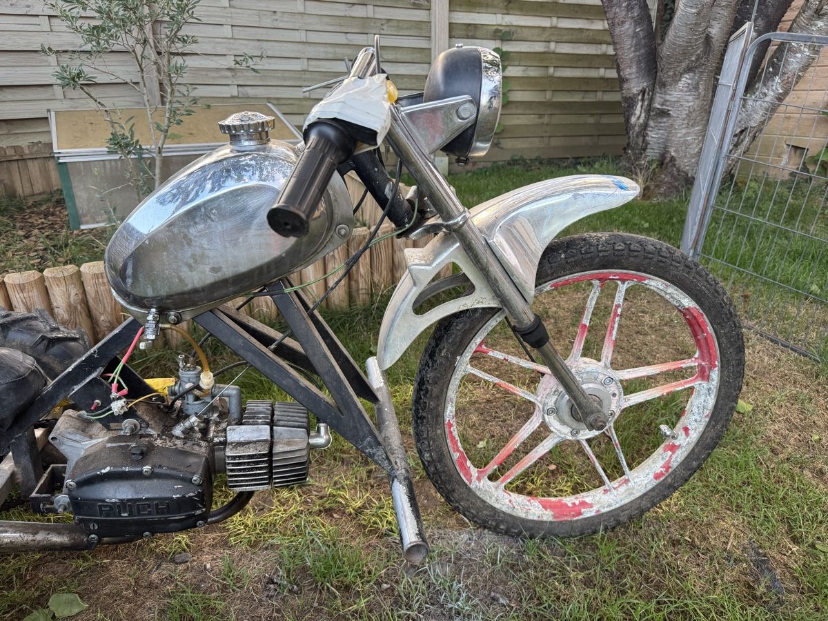 Puch Ciclomotori: Eigenbau 3 Rad Töffli Puch ZA50 – Usato da Leuggern venduto da Darwin016 6