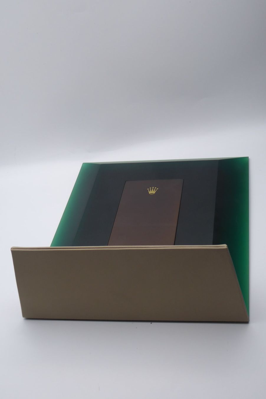 Rolex Scatole porta orologi: Rolex Mirror dealer desk-display green – Nuovo (secondo la descrizione) da Geneve venduto da adr_xk6n 4