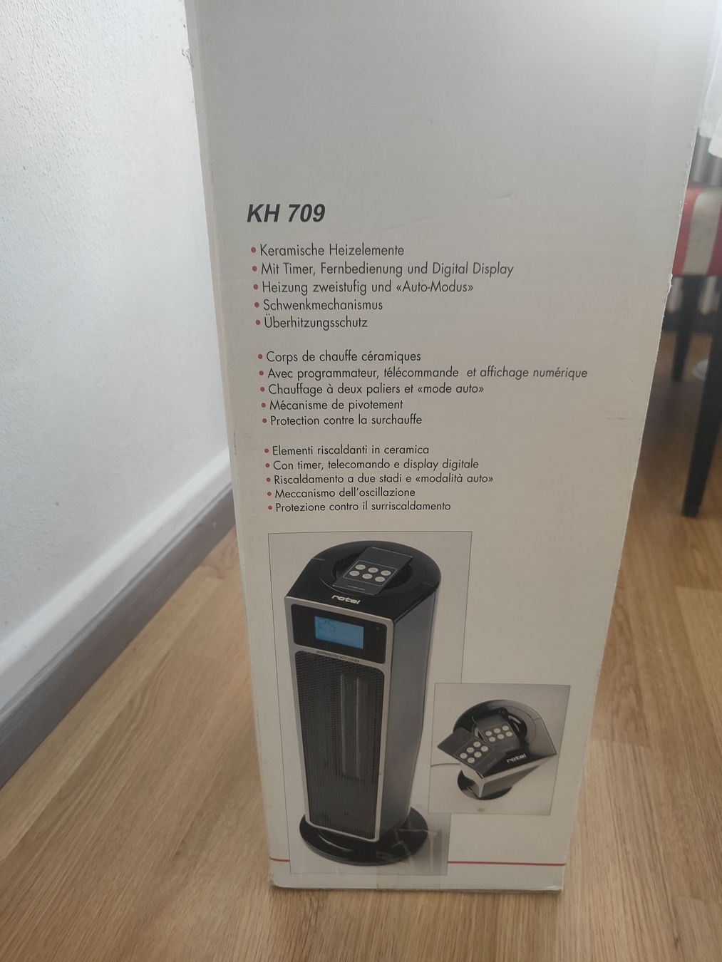 Rotel Radiatori: Chauffage céramique Rotel KH 709 avec télécommande – Nuovo (secondo la descrizione) da Biel/Bienne venduto da Edi5Roli3 3