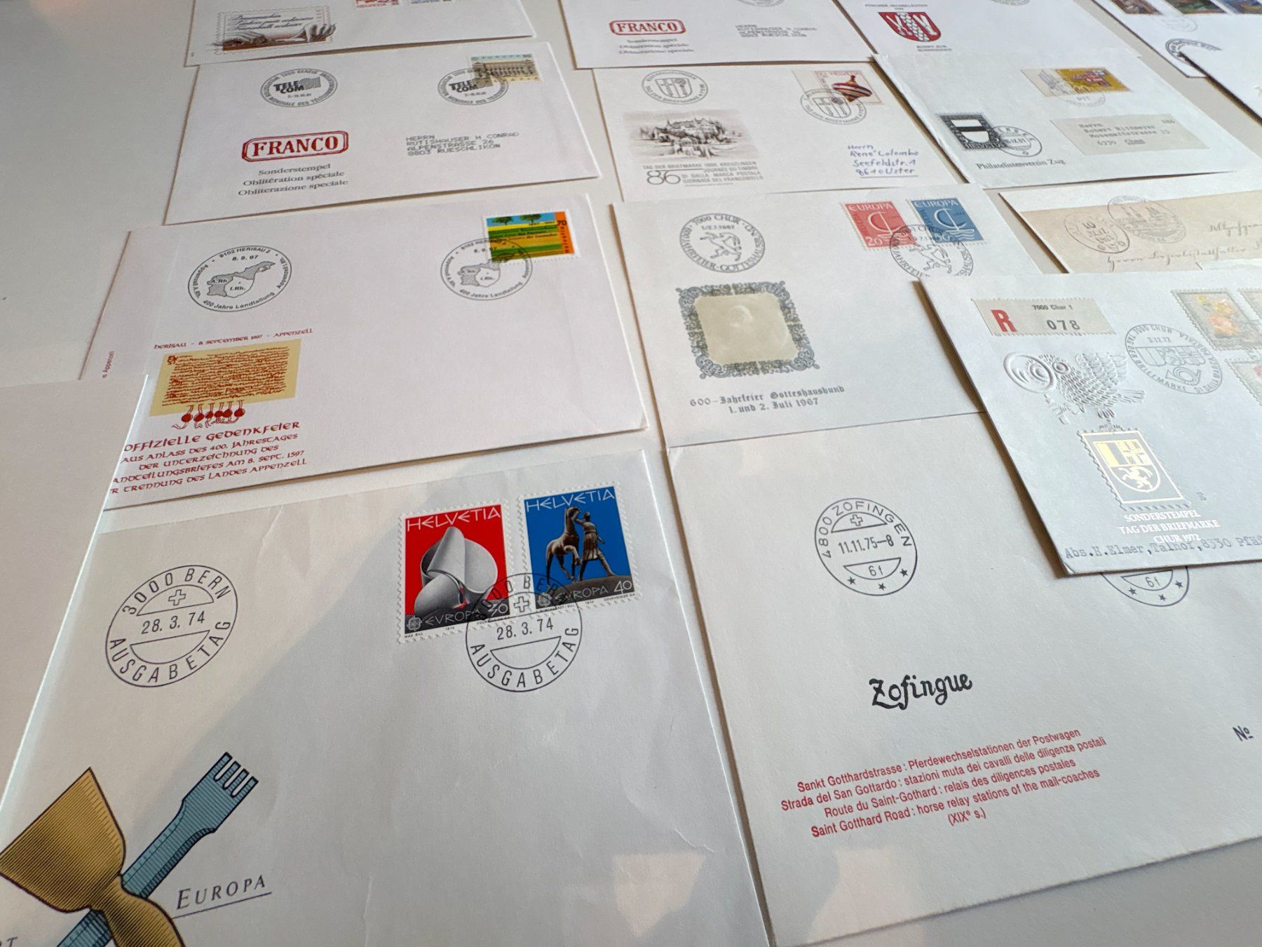Tutti i francobolli: FDC HELVETIA LOT – Usato da Riva san vitale venduto da abd_p86k 1