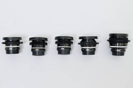 NIKON AI / AIS OBJEKTIV SET CINE MODDED inkl. 2 ADAPTER