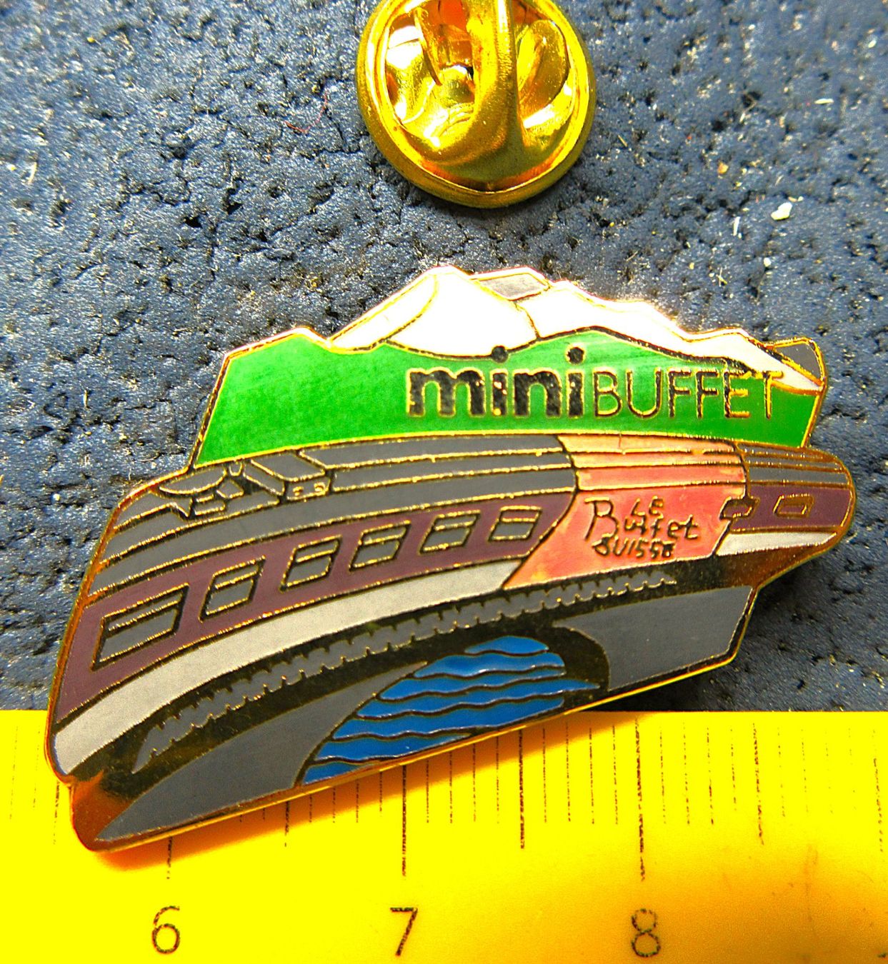 SBB/CFF/FFS Placchette & Badge: BAHN SCHWEIZ PIN SBB MII BUFFET ENAMEL – Usato da Ettingen venduto da Hausi4711