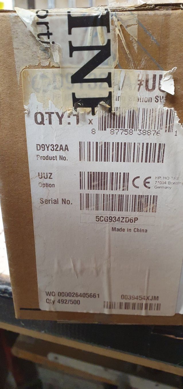 Hewlett Packard Docking station: Original HP D9Y32AA Dockingstation - Neu, 5CG934ZD6P – Nuovo e nell'imballaggio originale da Langnau i. E. venduto da Superseven69 2