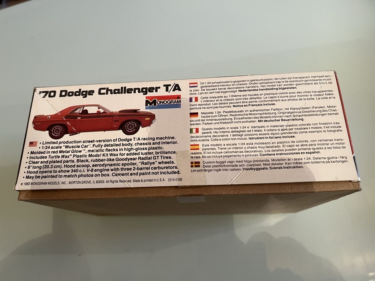 Modellini d'auto: 1970 Dodge Challenger T/A , Monogramm – Nuovo e nell'imballaggio originale da Halden venduto da Satellite 2