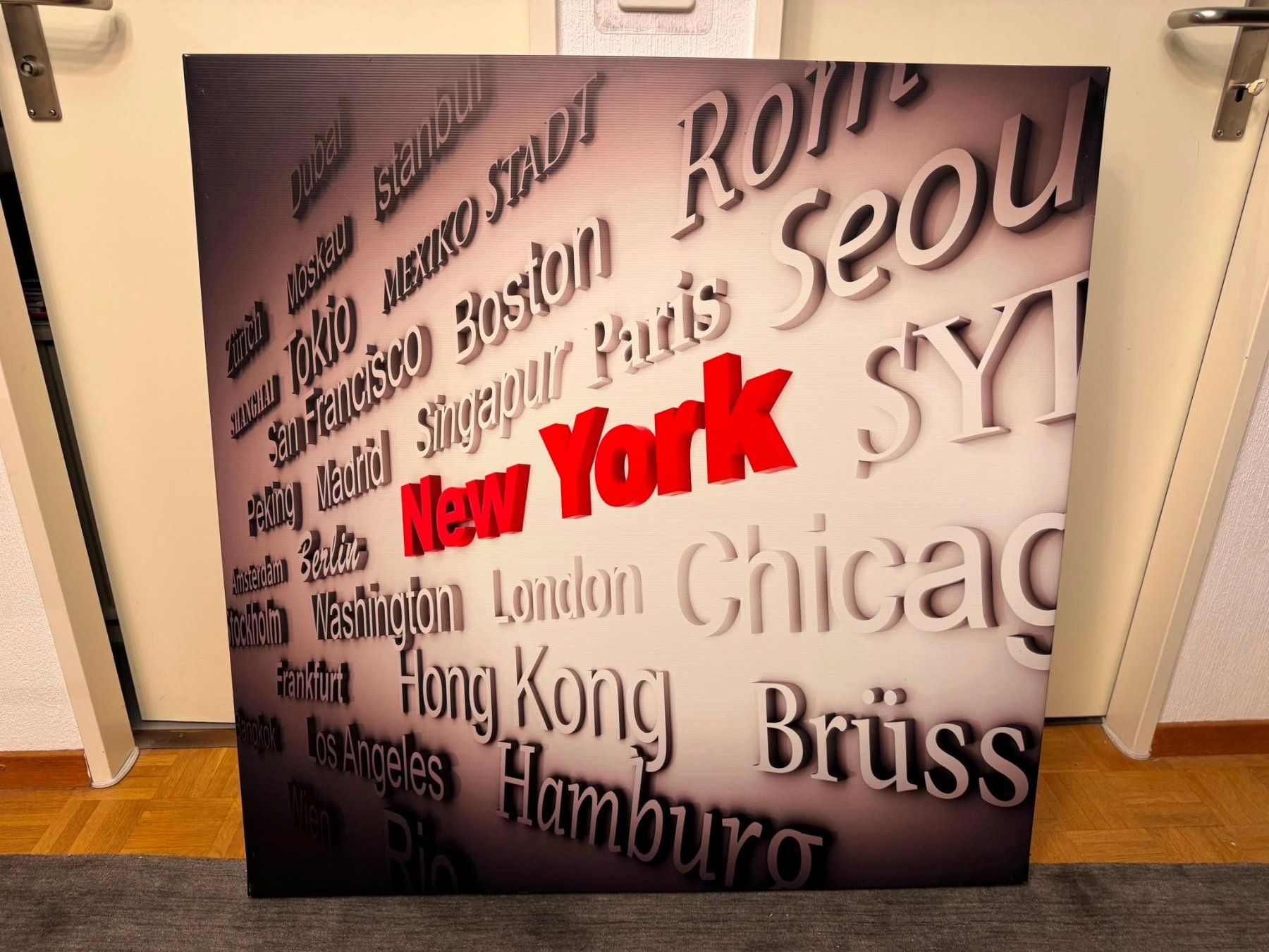 Leinwände & Keilrahmen: Tableau New York – Gebraucht aus Gland von chr_h8qc