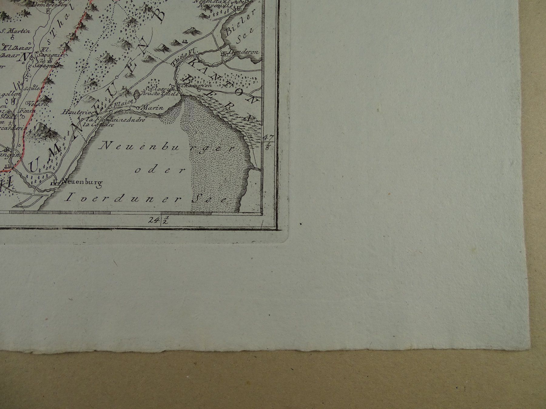 Incisioni: VALLANGIN, VALANGIN, REILLY 1791 – Usato da Grüningen venduto da Kartensammler 5