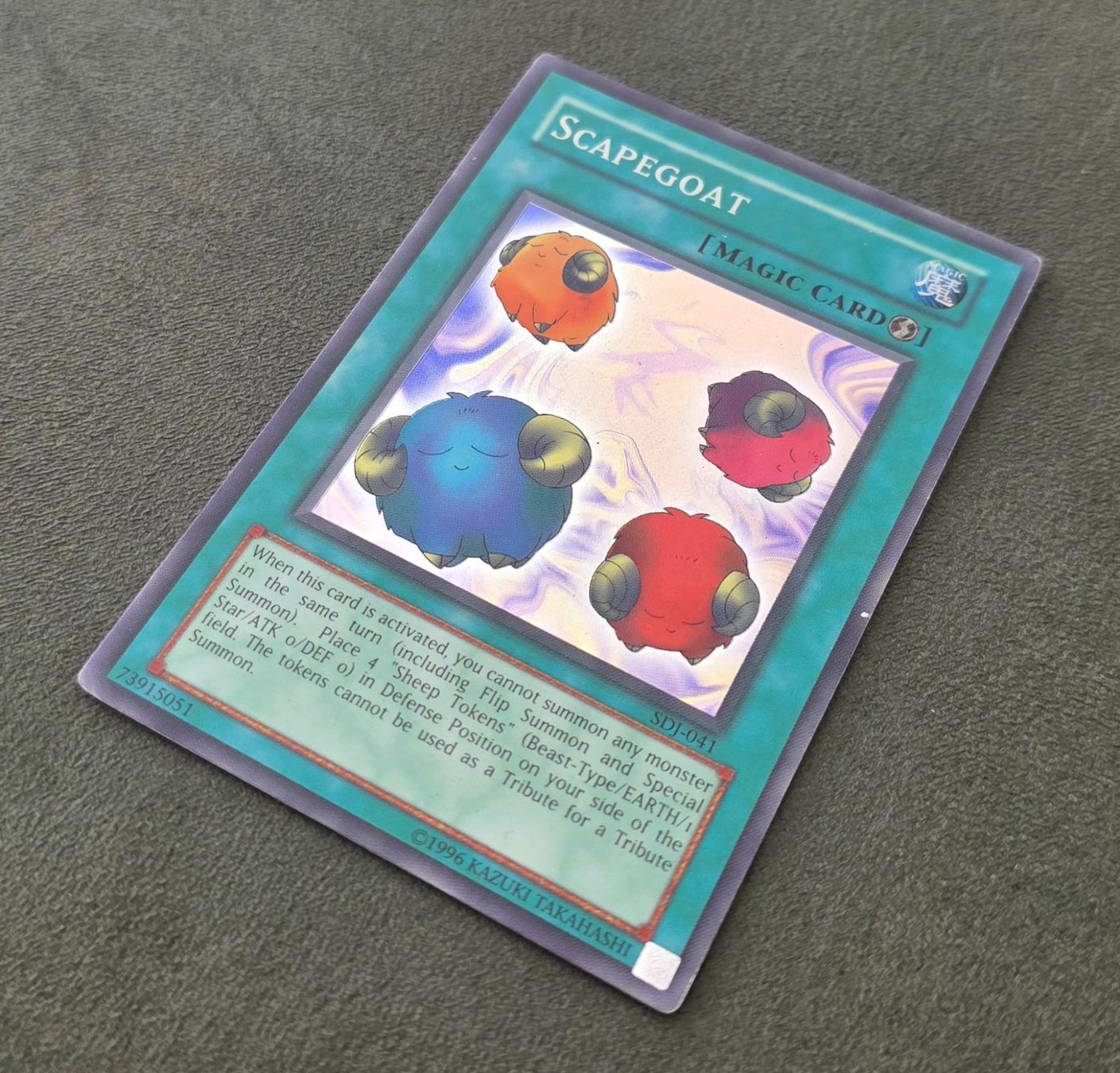 Yugioh Carte collezionabili: Yu-Gi-Oh! Unl. SDJ-041 Scapegoat EX- – Usato da Oberwil BL venduto da Autobueb 1
