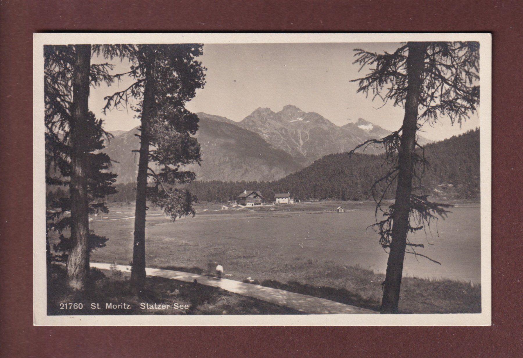 Cartoline postali: ST. MORITZ - Statzer See – Usato da Pully venduto da nicecards
