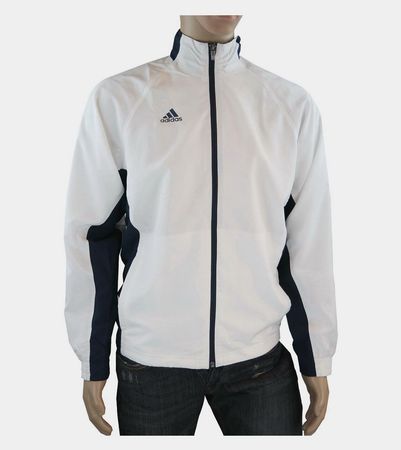 Adidas Herren Jacke Trainingsjacke/Tennis/Fitness/weiss/Gr.M