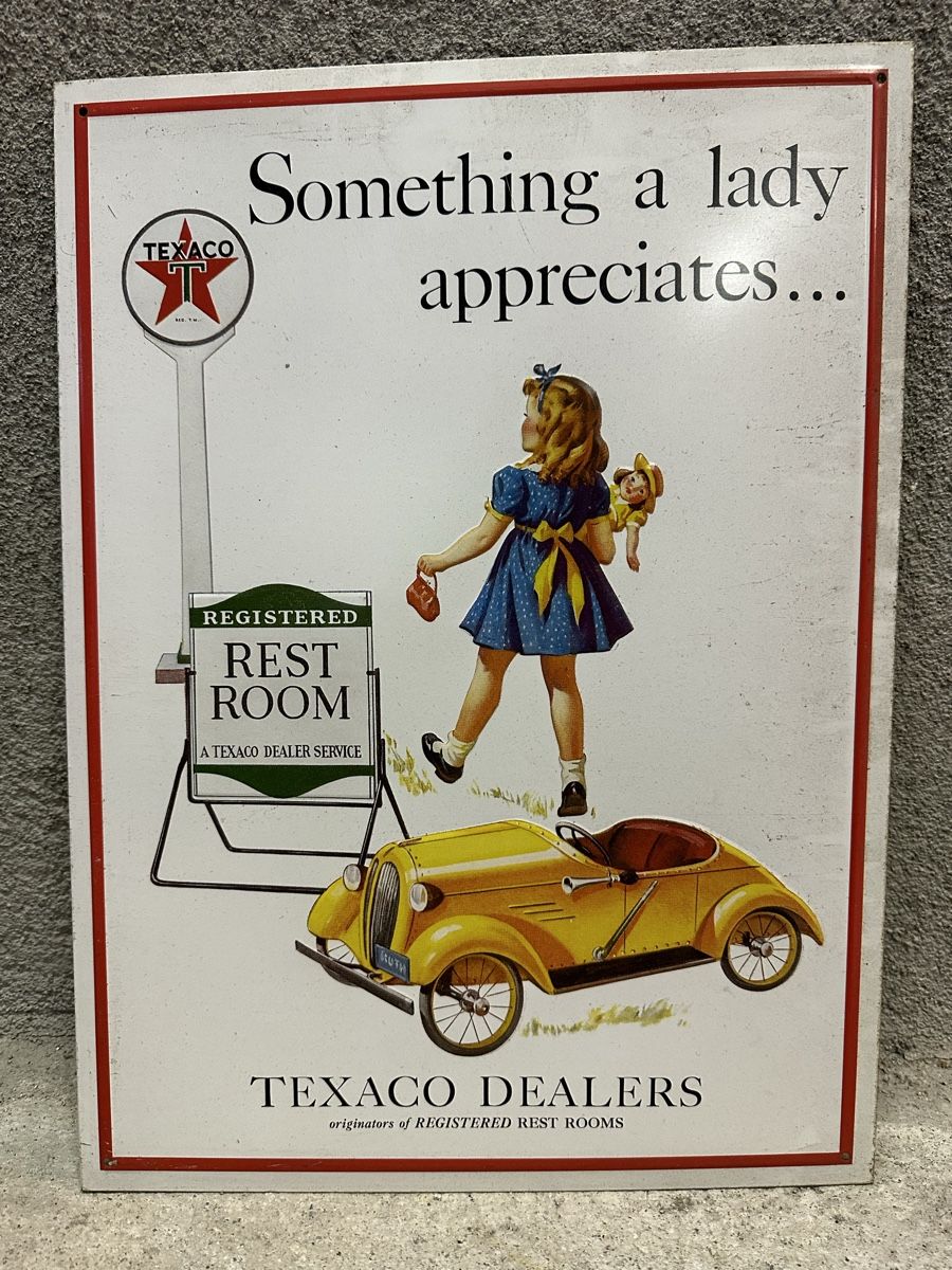 Insegne: Texaco Werbung Reklame Classic  – Usato da Reinach AG venduto da rares75