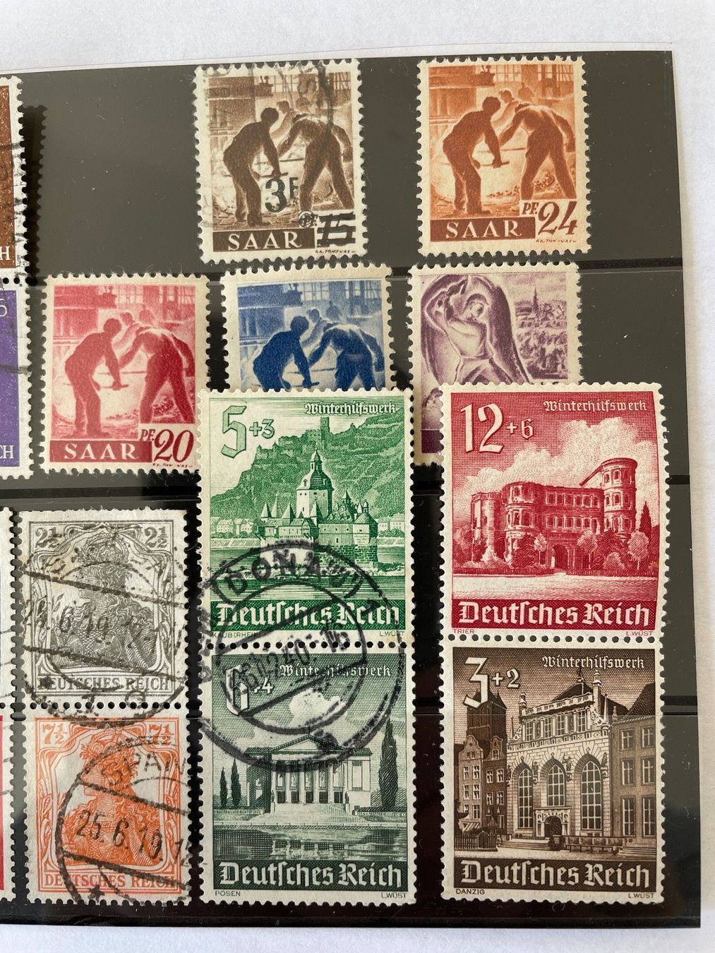 Alle Briefmarken: Antike Briefmarken Deutschland ab 1919 – Gebraucht aus Adligenswil von Treegarden 2