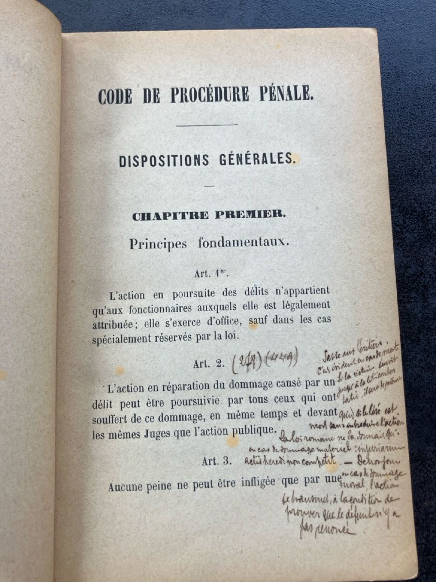 Bücher: Code de Procédure Pénale Canton Fribourg 1878 – Gebraucht aus Avenches von Zurcal 1