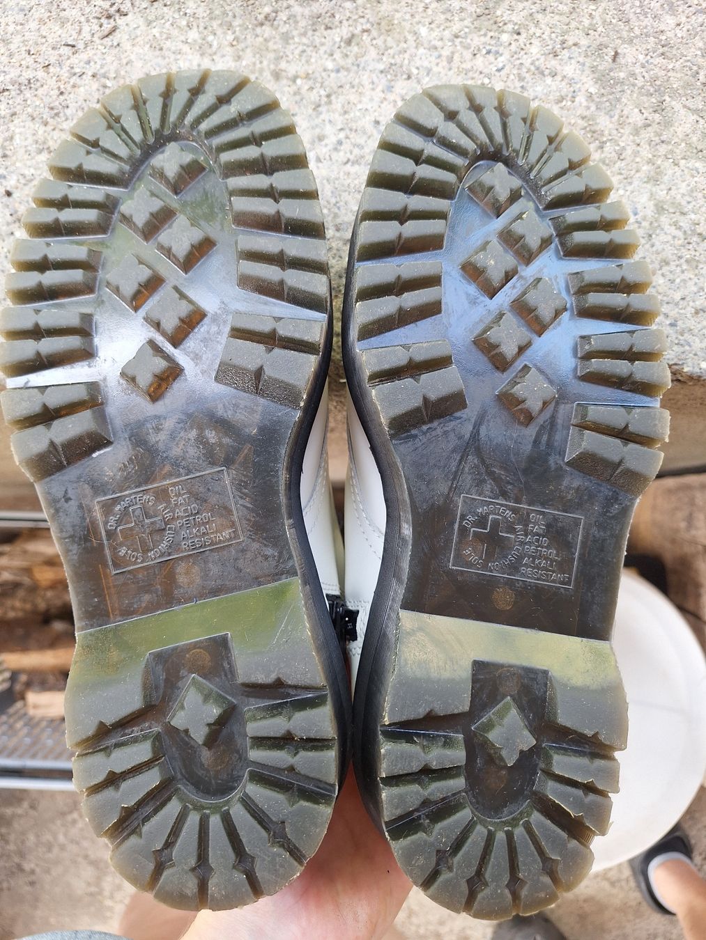 Dr. Martens Chaussures femmes: Dr Martens Jadon Weiss – D'occasion à Teufenthal AG par boebe071 4