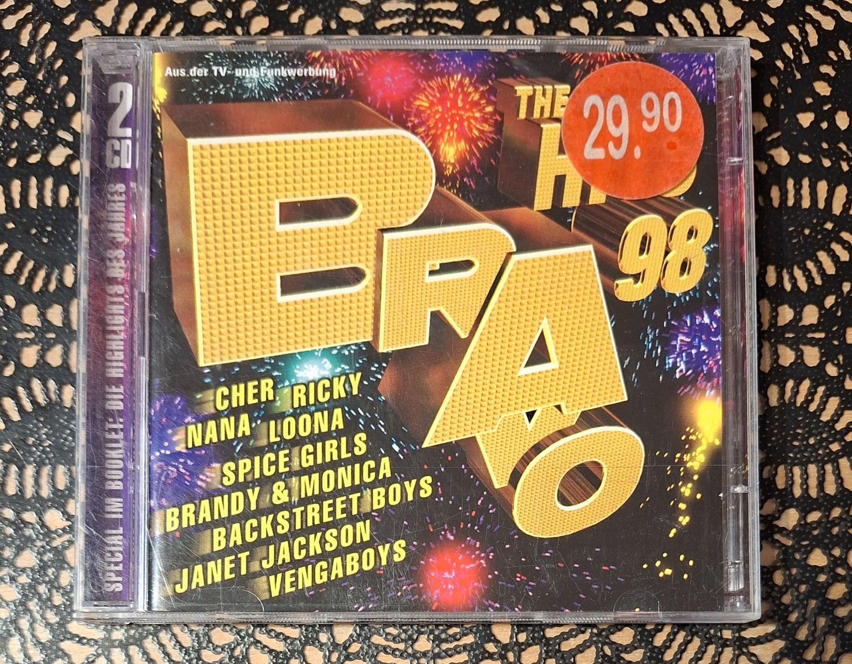CD: Bravo Hits - The Hits 98, 2CD Hit Compilation Sampler 1998 – Usato da Amriswil venduto da Celini3