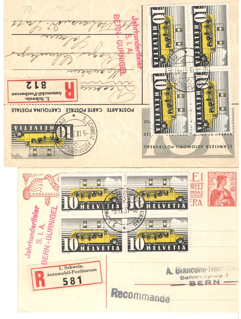 Alle Briefmarken: FDC – Gebraucht aus Echichens von Topfila 1
