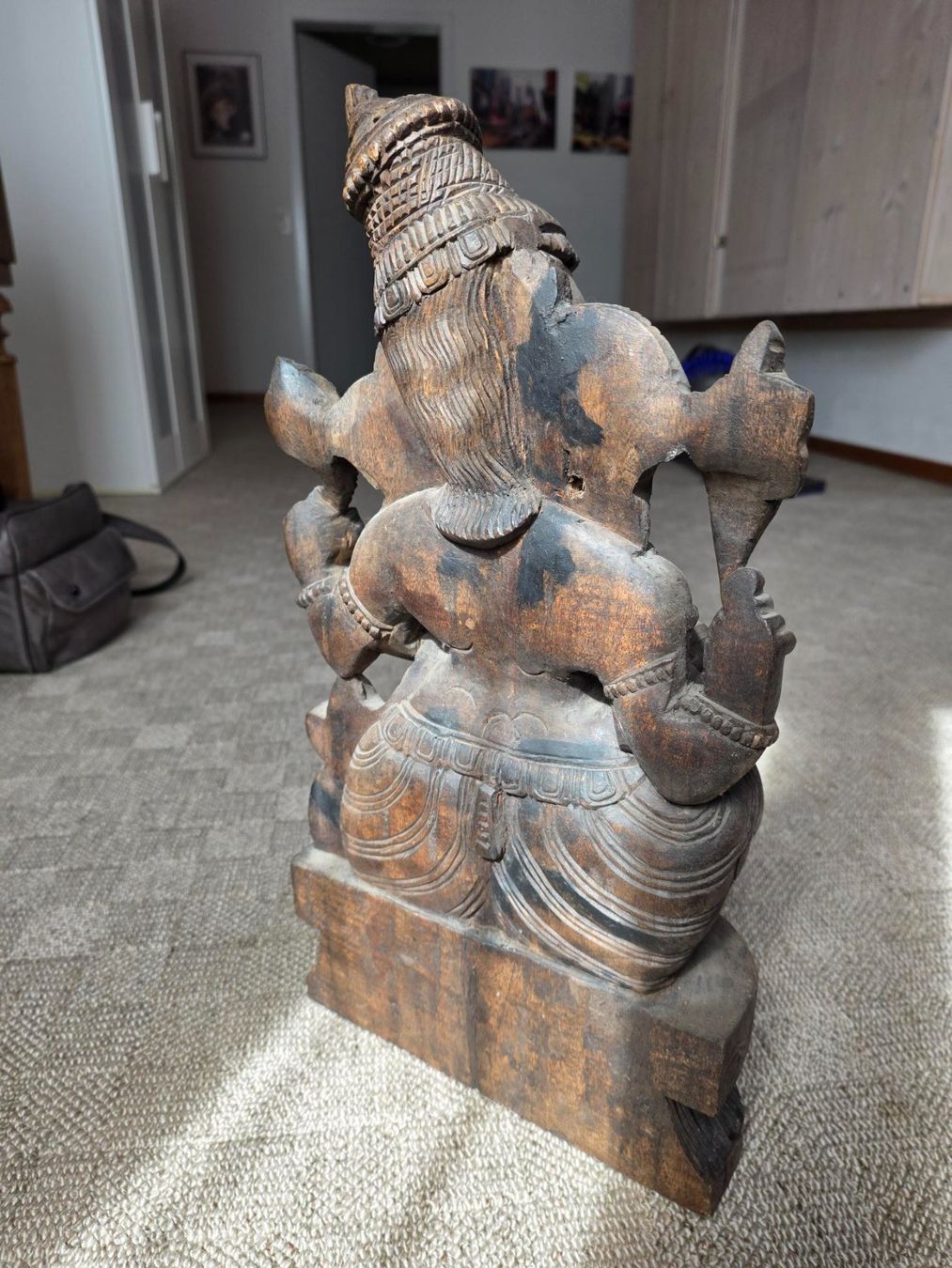 Statuette: Sitting Ganesha aus Holz – Usato da Melchnau venduto da han_k5xl 3