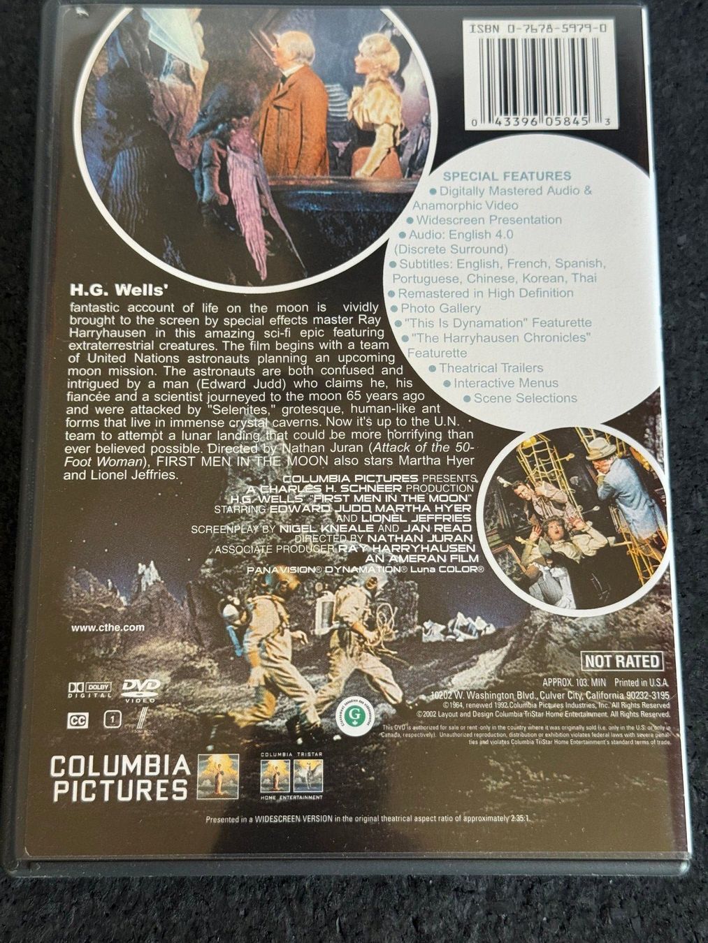 Tutti i DVDs: H.G. Well's first men in the MOON DVD EN Ländercode1 – Usato da Fribourg venduto da tschjoly 1