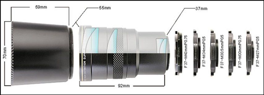 Obiettivi: Telekonverter Objekt 3.0 Raynox HDP-7700ES – Usato da Gümligen venduto da caesar07 2
