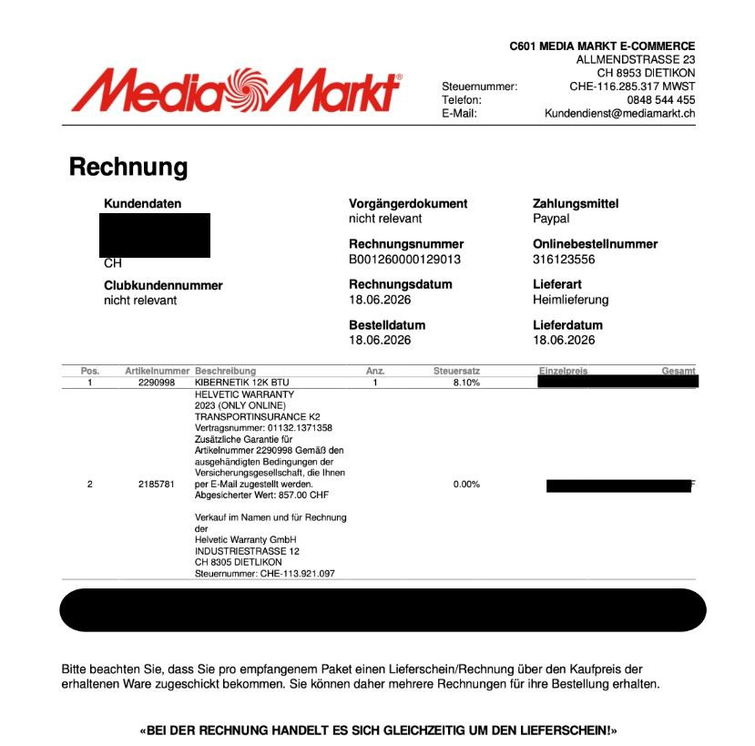 Kibernetik Condizionatori: KIBERNETIK 12K BTU Quick-Split Klimagerät Weiss – Usato da Meierskappel venduto da Abc_swiss_shop 4