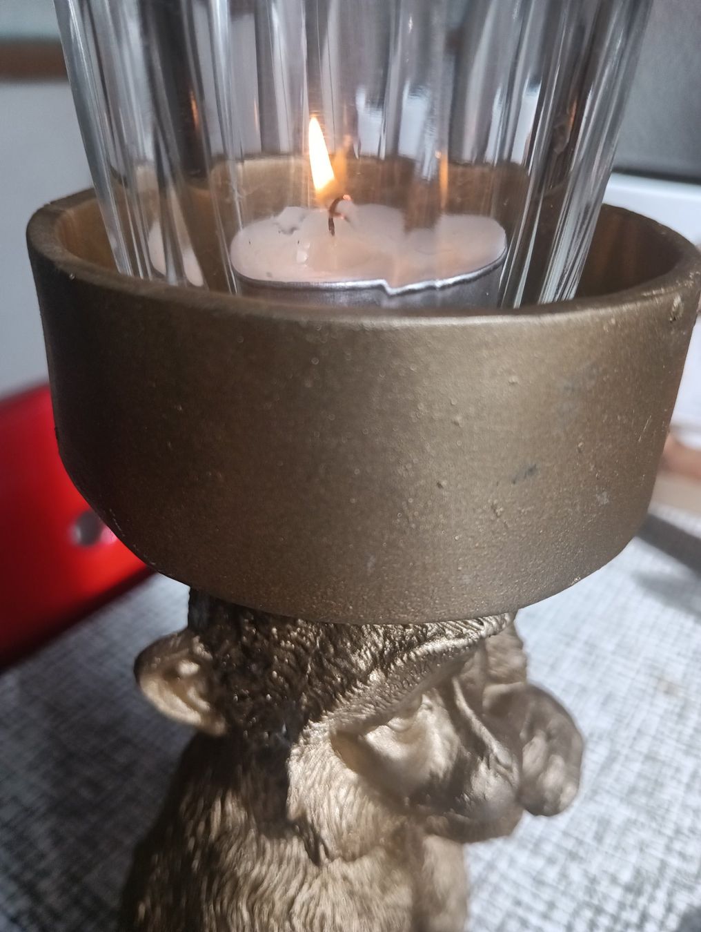 Tutte le decorazioni: Goldener Deko-Affe -Kerzenstaender  Dekoration – Nuovo (secondo la descrizione) da Basel venduto da STrudi_9qvp 2