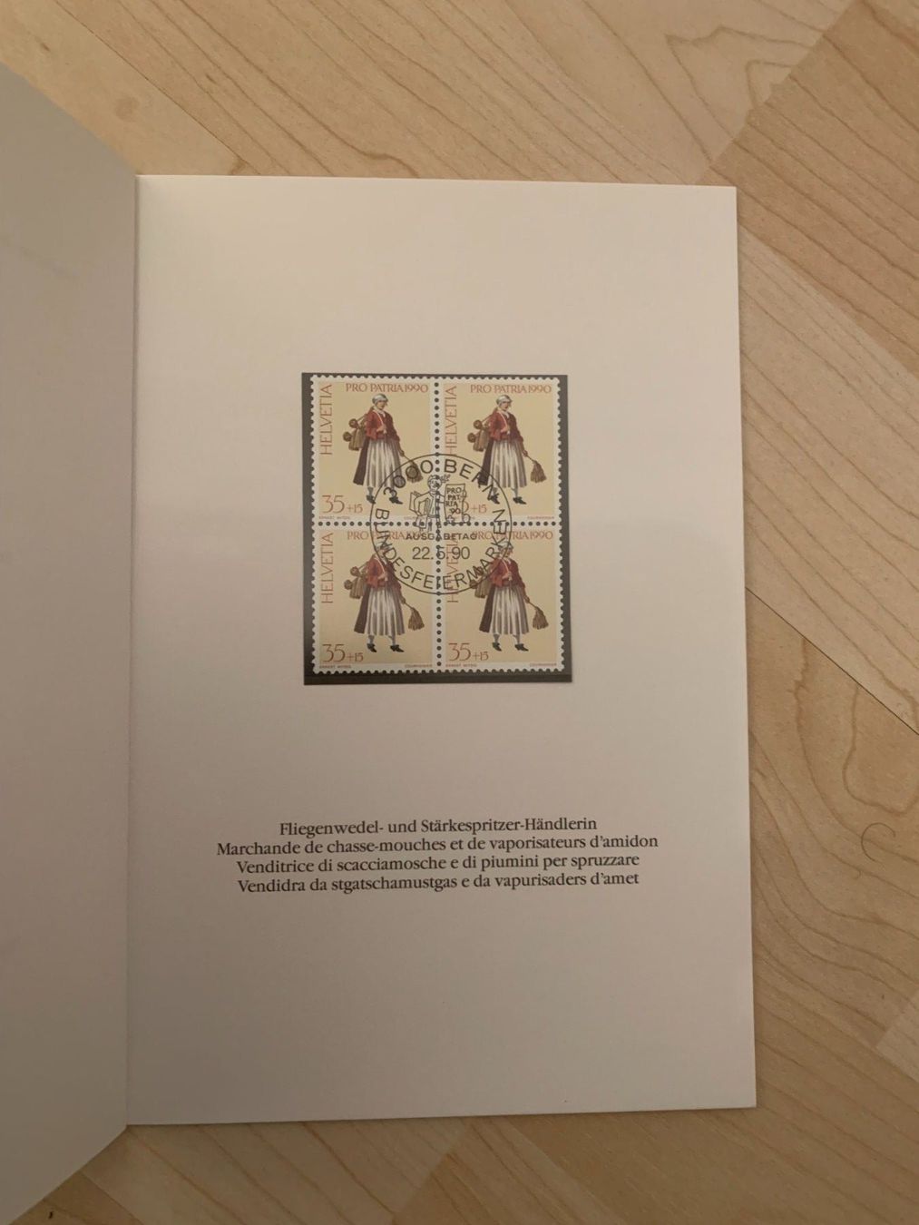 Tutti i francobolli: FDC-PTT-Heft Pro Patria 22.5.1990 – Nuovo (secondo la descrizione) da Landquart venduto da interesse63