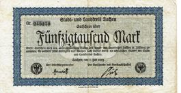 Aachen 50000 Mark 01.07.1923 SS+-SS++