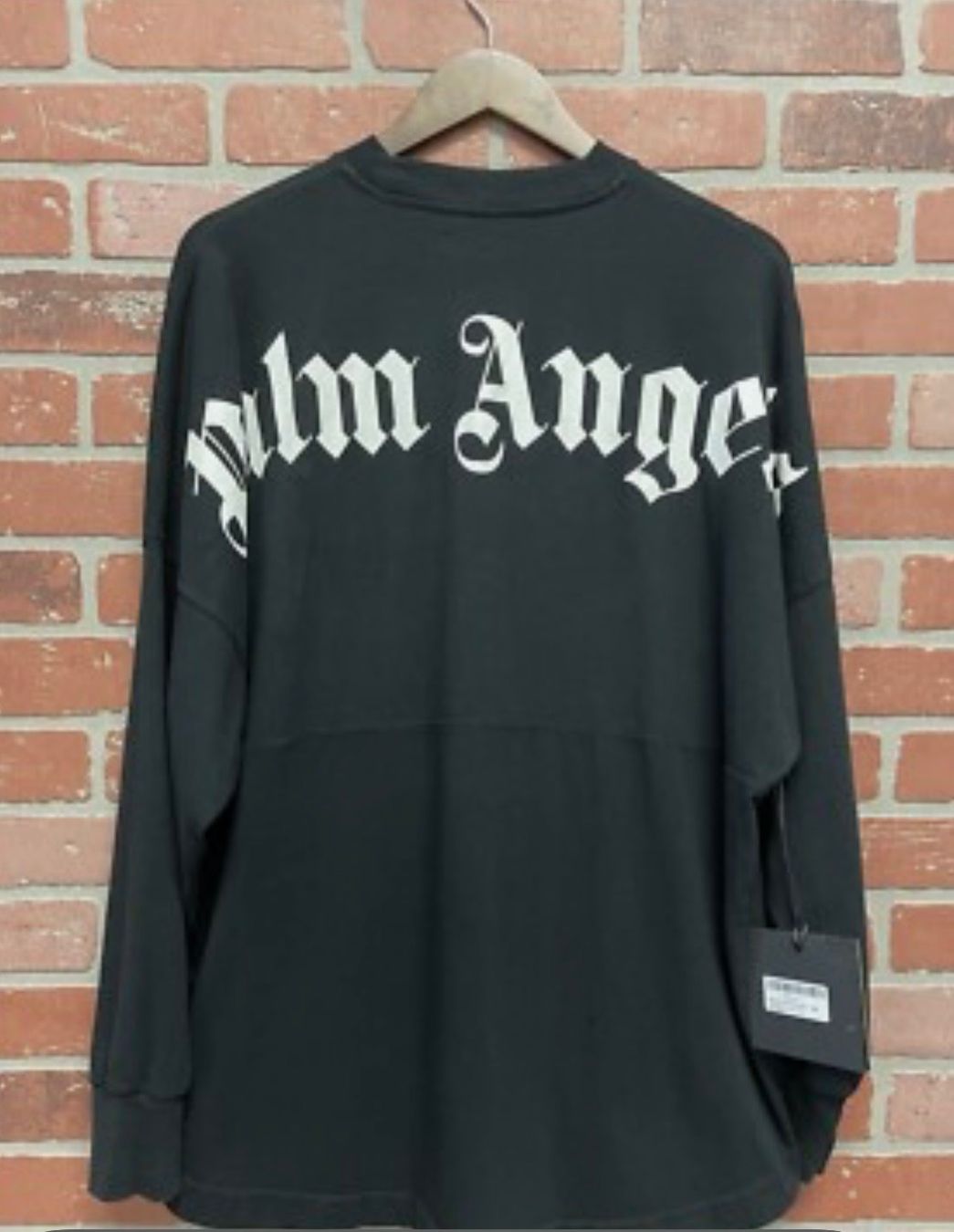 Palm Angels T-shirt: Palm Angels Langarmshirt Black Off-White TEE – Nuovo e nell'imballaggio originale da Zollikerberg venduto da Onetop 3